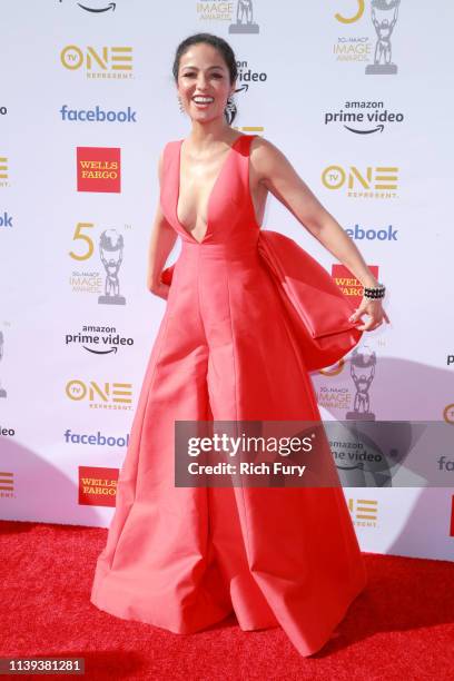 Meta Golding attends the 50th NAACP Image Awards at Dolby Theatre on March 30, 2019 in Hollywood, California.