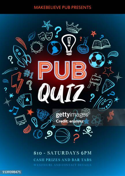 Trivia Contest Poster Examples 39 Trivia Poster Stock Photos, High-Res Pictures, and Images - Getty Images