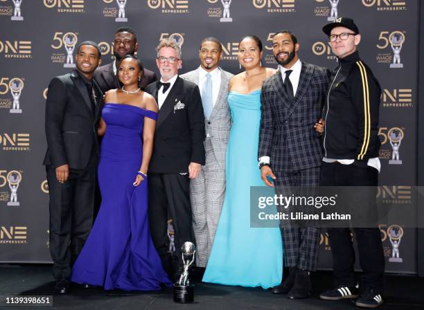 Larenz Tate, Sinqua Walls, Naturi Naughton, Mark Canton, Michael J Ferguson, Courtney A. Kemp, Omari Hardwick, and Gary Lennon, winners of the...