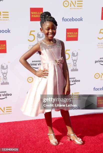 Genesis Tennon attends the 50th NAACP Image Awards at Dolby Theatre on March 30, 2019 in Hollywood, California.