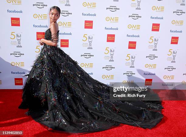 Marsai Martin attends the 50th NAACP Image Awards at Dolby Theatre on March 30, 2019 in Hollywood, California.