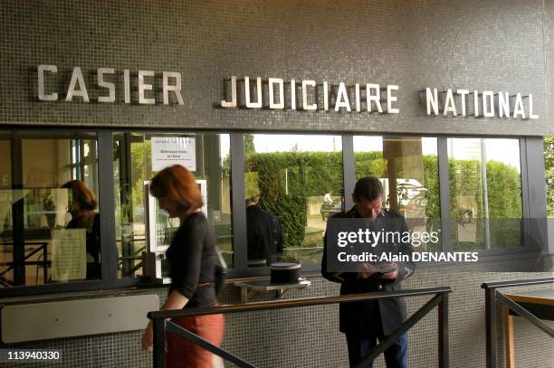 The Justice Minister Pascal Clement inaugurated the National Judicial File automated sex offenders in Nantes, France On July 08, 2005-Pascal Clement,...