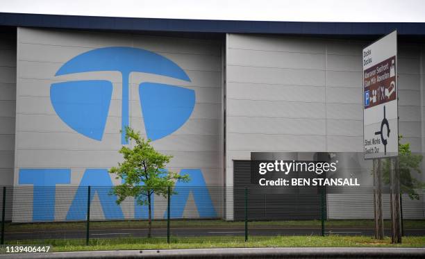 The Tata Steel steel plant is pictured in Port Talbot, south Wales on April 26 following an incident at the site early today. - An explosion at the...