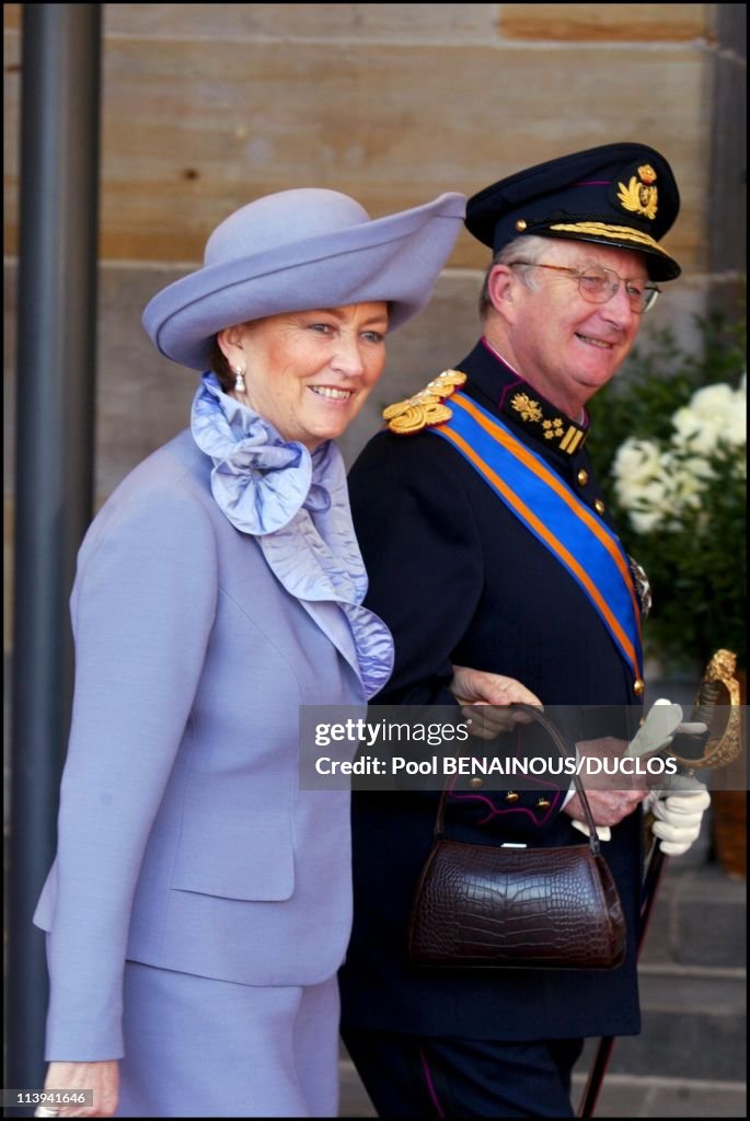 Royal Wedding of the Prince Willem-Alexander with Maxima Zorreguieta In Amsterdam, Netherlands On February 02, 2002-