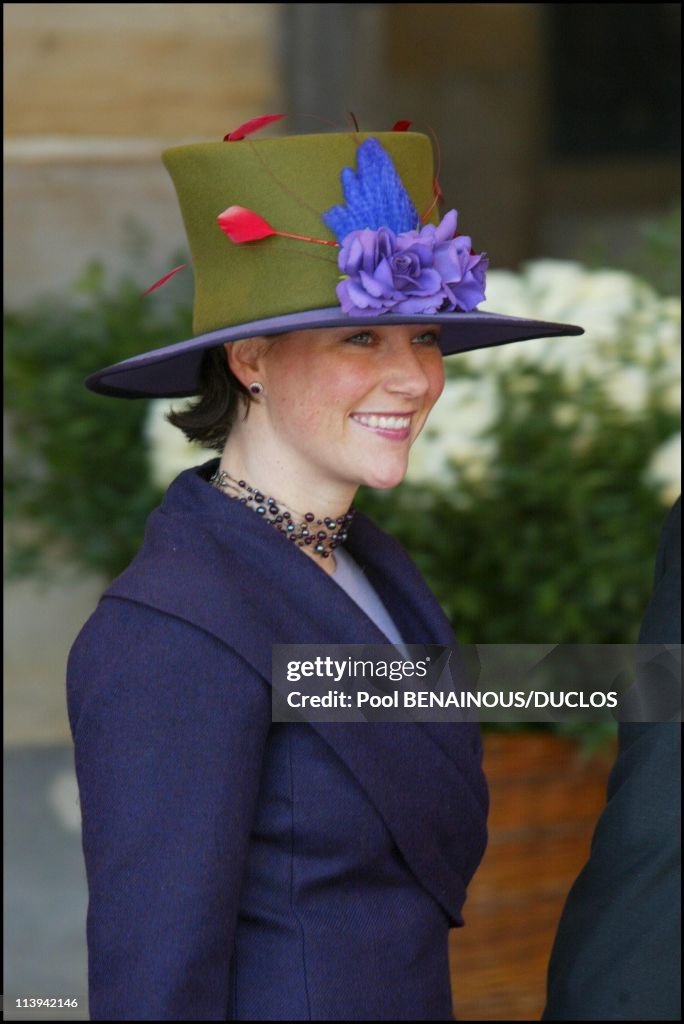 Royal Wedding of the Prince Willem-Alexander with Maxima Zorreguieta In Amsterdam, Netherlands On February 02, 2002-