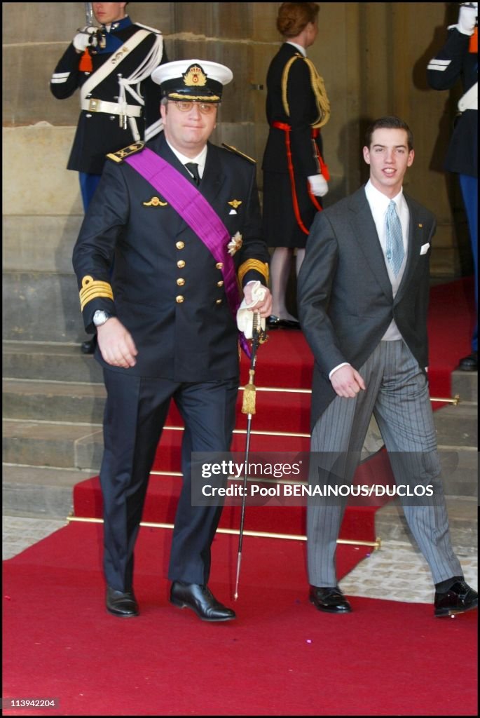 Royal Wedding of the Prince Willem-Alexander with Maxima Zorreguieta In Amsterdam, Netherlands On February 02, 2002-