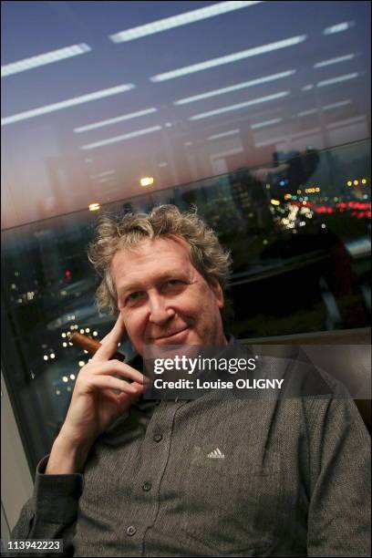 Adidas CEO Robert-Louis Dreyfus in his office In Paris, France On January 30, 2005.