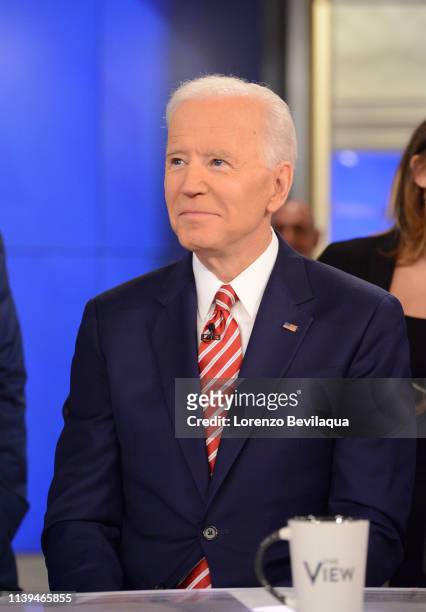 Joe Biden appears on Walt Disney Television via Getty Images's "The View" today, Friday, April 26, 2019. JOE BIDEN