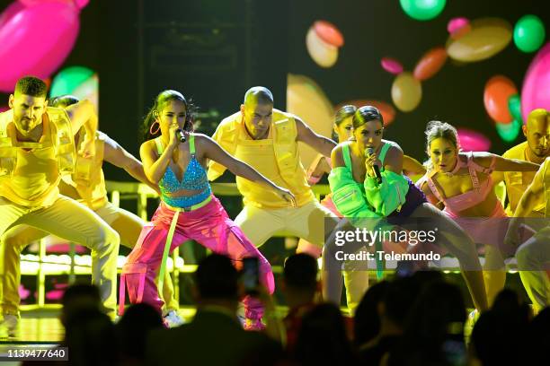 Pictured: Anitta and Becky G perform at the Mandalay Bay Resort and Casino in Las Vegas, NV on April 25, 2019 --