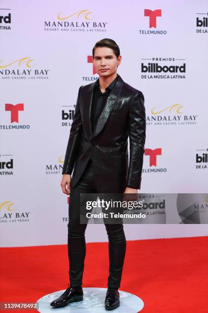 Pictured: Christian Acosta on the red carpet at the Mandalay Bay Resort and Casino in Las Vegas, NV on April 25, 2019 --