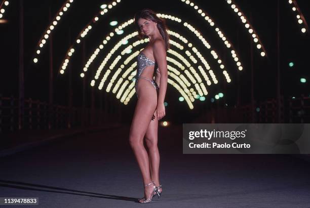 Swimsuit Issue 1984: Model Paulina Porizkova poses for the 1984 Sports Illustrated Swimsuit issue on December 16, 1983 in Aruba. CREDIT MUST READ:...