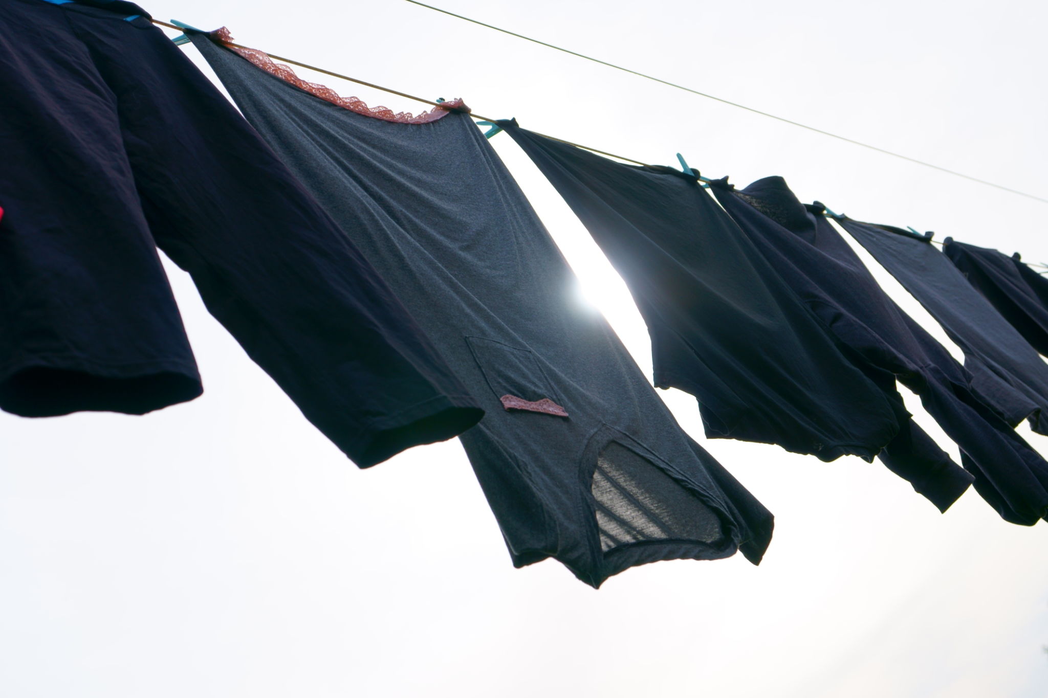 bright laundry lighting