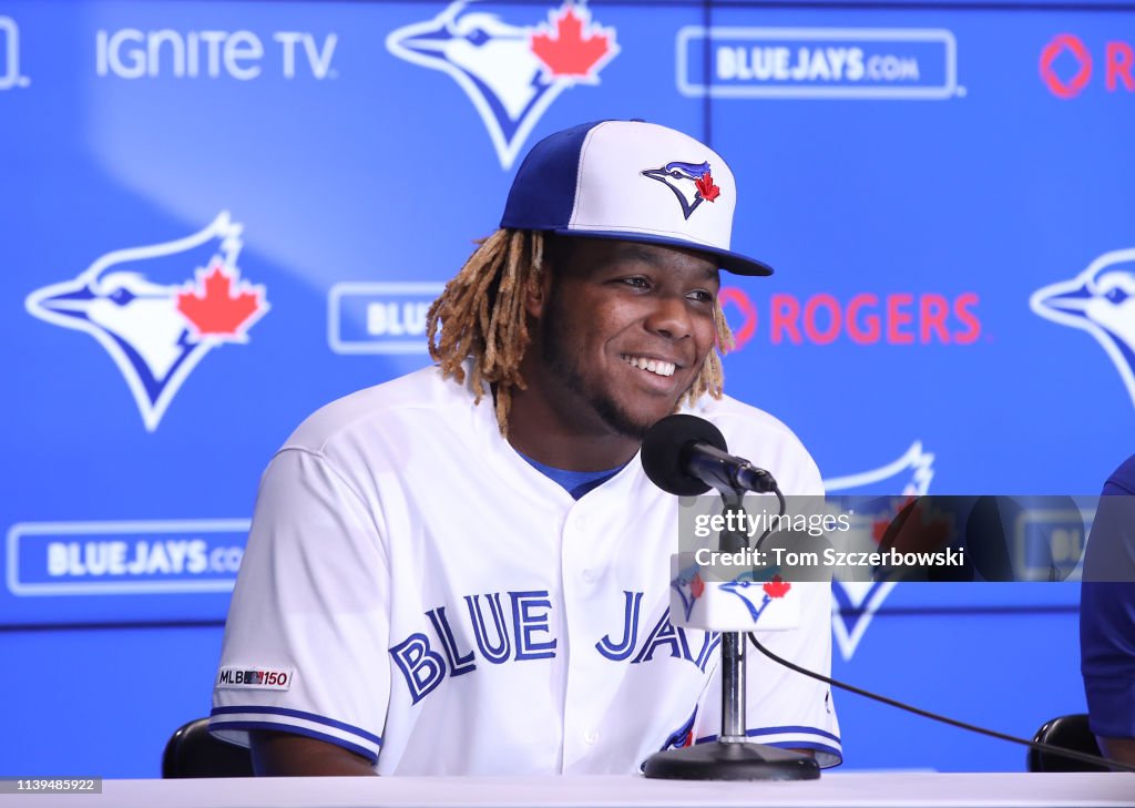 Toronto Blue Jays Introduce Vladimir Guerrero Jr