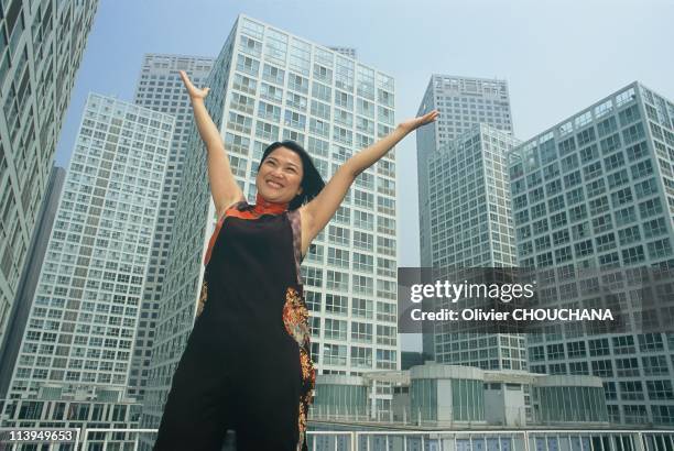 Business women in Beijing, China on January 01, 2008-Zhang Xin, founder and managing director of Soho,the most powerful real estate company in...