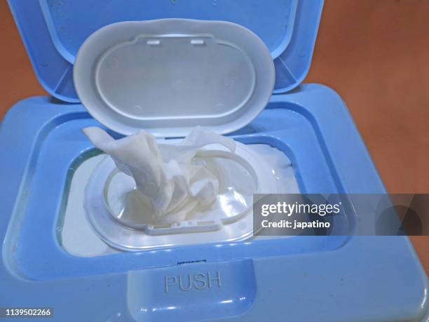 hygiene wipes - wet wipe stock pictures, royalty-free photos & images