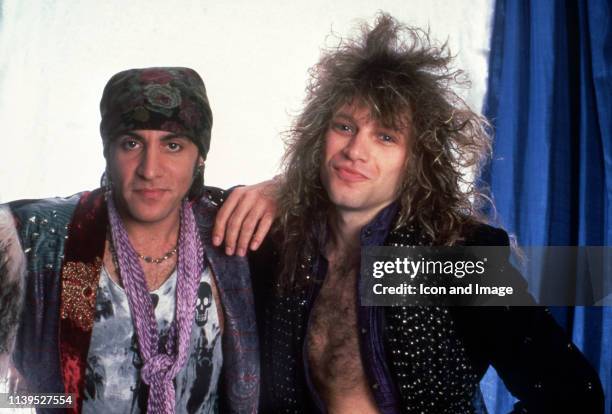 American musician and actor, Steven Van Zandt of Bruce Springsteen's E Street Band, also known as Little Steven, and American singer-songwriter, Jon...