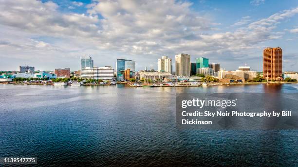 city of norfolk virginia - norfolk virginia skyline stock pictures, royalty-free photos & images