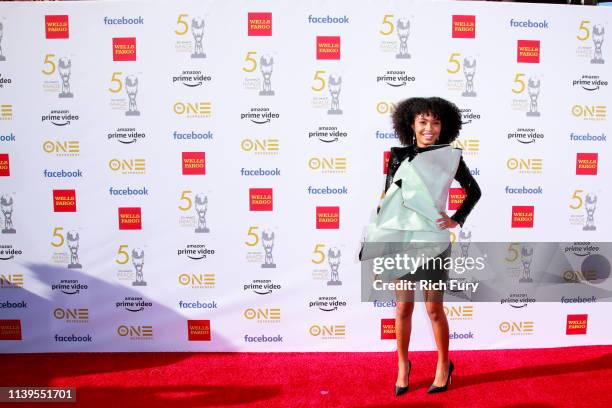 Yara Shahidi attends the 50th NAACP Image Awards at Dolby Theatre on March 30, 2019 in Hollywood, California.