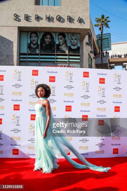 Kiki Layne attends the 50th NAACP Image Awards at Dolby Theatre on March 30, 2019 in Hollywood, California.