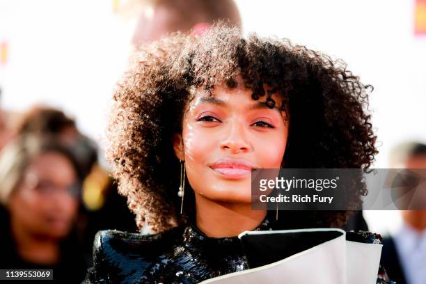 Yara Shahidi attends the 50th NAACP Image Awards at Dolby Theatre on March 30, 2019 in Hollywood, California.