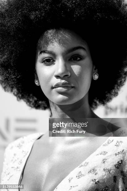 Ebonee Davis attends the 50th NAACP Image Awards at Dolby Theatre on March 30, 2019 in Hollywood, California.