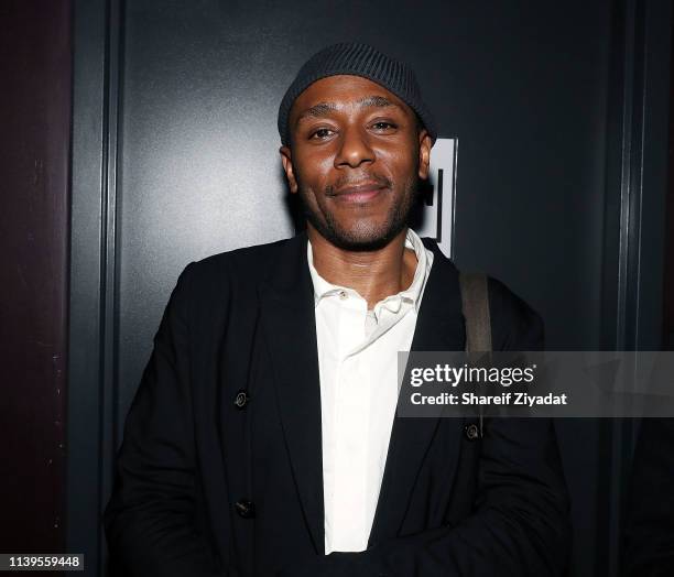 Mos Def attends Jay-Z Performs At Webster Hall - Backstage at Webster Hall on April 26, 2019 in New York City.