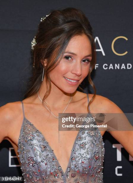 Actress Dominique Provost-Chalkley attends the 2019 Canadian Screen Awards Broadcast Gala at Sony Centre for the Performing Arts on March 31, 2019 in...