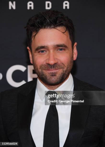 Actor Allan Hawco attends the 2019 Canadian Screen Awards Broadcast Gala at Sony Centre for the Performing Arts on March 31, 2019 in Toronto, Canada.