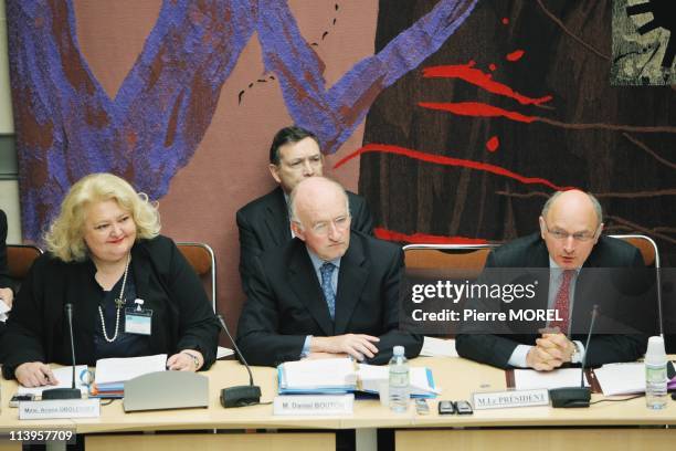 Audition of Daniel Bouton, CEO of French banking group 'Societe Generale' In Paris, France On April 09, 2008-Audition of Daniel Bouton, CEO of french...