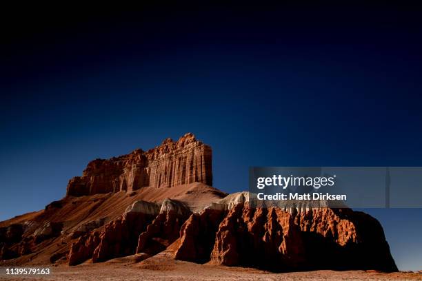 wild horse butte - goblin valley state park stock pictures, royalty-free photos & images