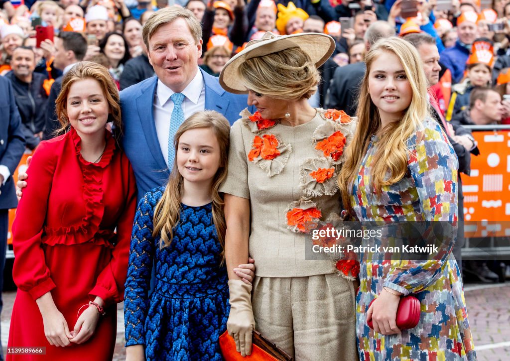 The Dutch Royal Family Attend King's Day In Amersfoort