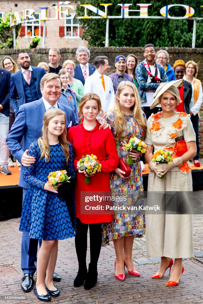 Dutch Royal family celebrates Kingsday 27 April in Amersfoort
