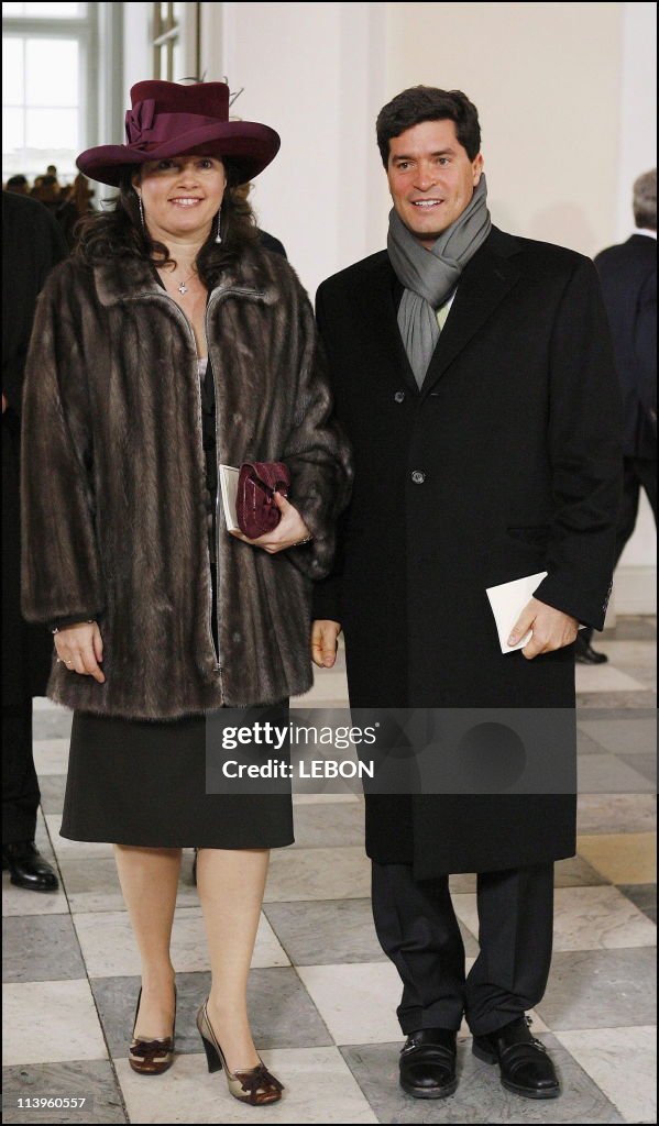 Christening of Prince Christian of Denmark in Copenhagen, Denmark On January 21, 2006-