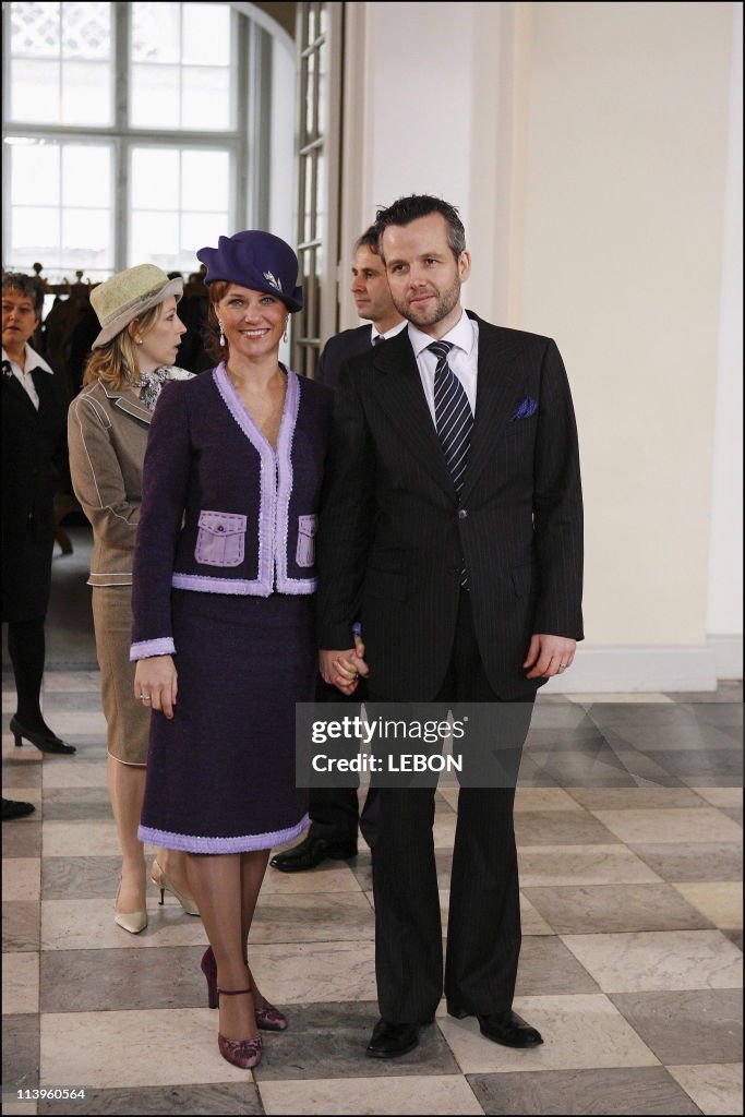 Christening of Prince Christian of Denmark in Copenhagen, Denmark On January 21, 2006-