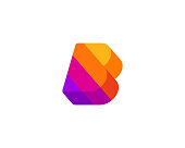 Letter B logo icon design