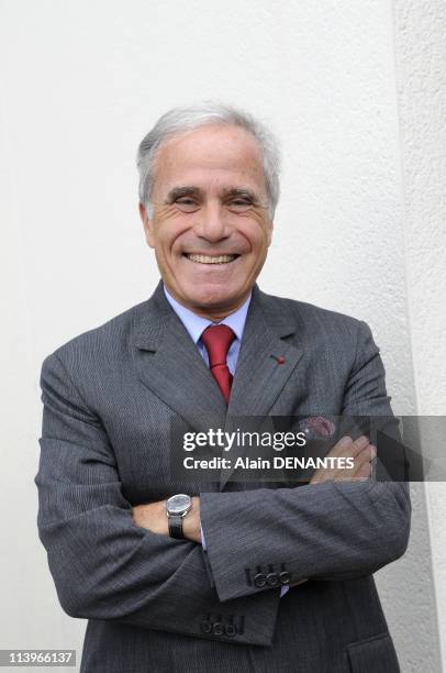 Philippe Louis Dreyfus inaugurates the 'motorway of the sea' between France and Spain in Saint-Nazaire, France on September 16, 2010-Philippe Louis...