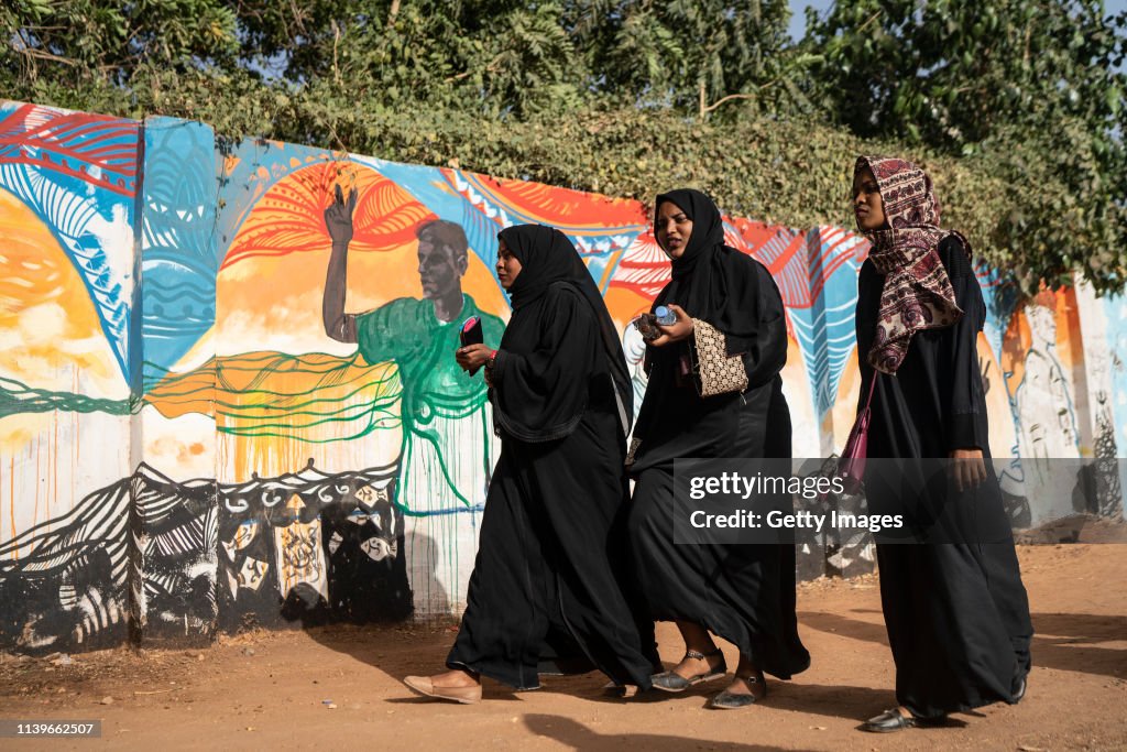 Demonstrators March For Civilian Rule In Sudan