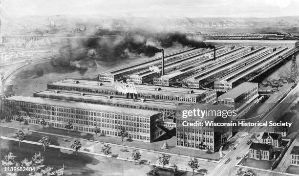 The Allis-Chalmers Manufacturing Co One of the largest machinery manufacturing plants in America, which produces turbine engines, gas producer...