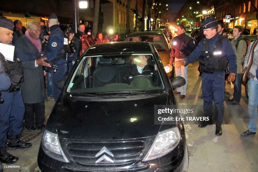 Ivory Coast's Embassy at Paris besieged In Paris, France On December 27, 2010-