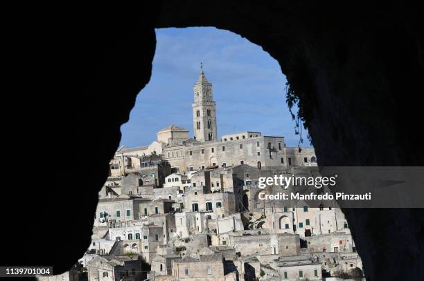 " sassi di matera " , matera , italy . - aushöhlung stock-fotos und bilder