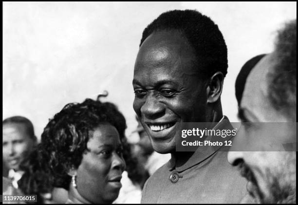 Kwame Nkrumah, the leader of Ghana and its predecessor state, the Gold Coast, from 1951 to 1966.