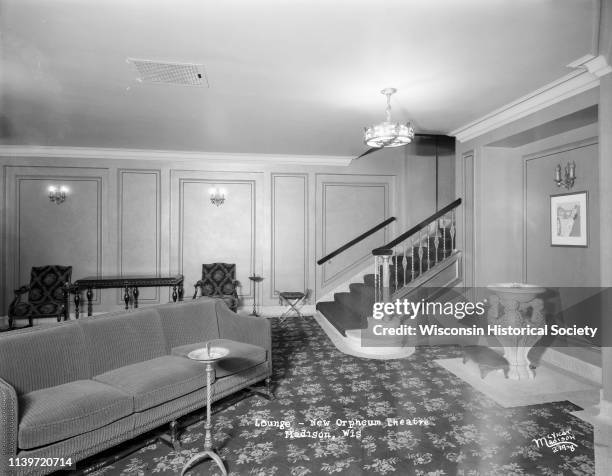 The Lounge & Smoking Room at the Orpheum Theatre, located at 216 State Street, Madison, Wisconsin, April 5, 1927.