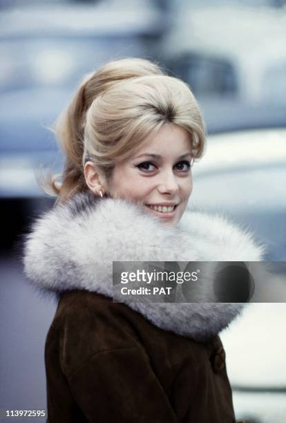 Files Pictures of French Actress Catherine Deneuve In France In November, 1963-Files pictures of French actress Catherine Deneuve in November, 1963.