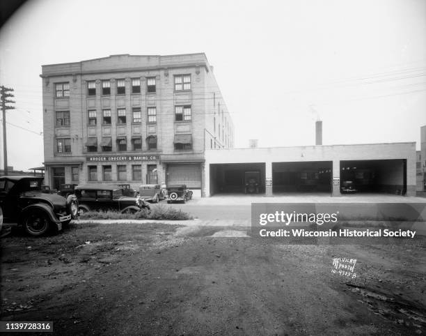 Kroger Grocery and Baking Co Headquarters and produce warehouse, 634 West Washington Avenue, Madison, Wisconsin, August 7, 1934.