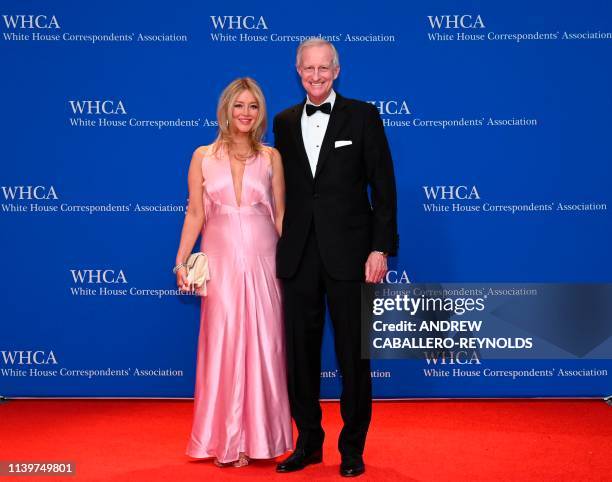 Council member from Ward 2 Jack Evans arrives on the red carpet during the White House Correspondents' Dinner in Washington, DC on April 27, 2019.