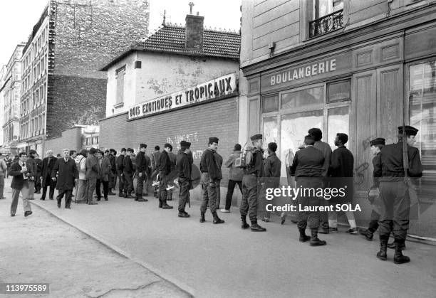 Paris: police raid at "Ilot Chalon" In Paris, France On February 14, 1984.