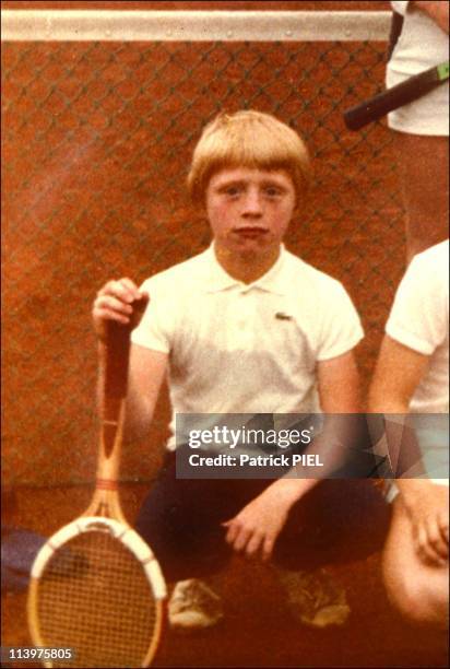 Leimen celebrating their champion Boris Becker in Germany on July 12, 1985.