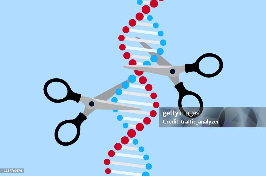 Changing Dna Crispr Gene Editing High-Res Vector Graphic - Getty Images