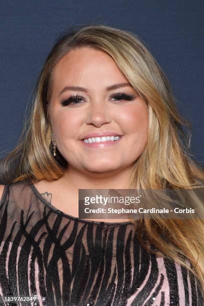 Writer Anna Todd attends the "After" Photocall at Hotel Royal Monceau Raffle on April 01, 2019 in Paris, France.