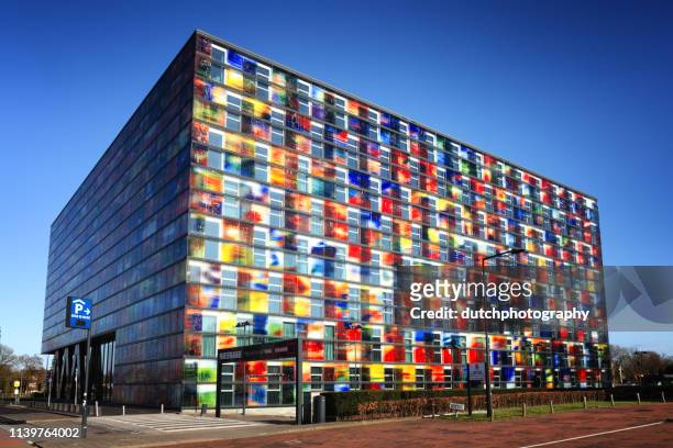 netherlands institute for sound and vision (hilversum) - hilversum stock pictures, royalty-free photos & images